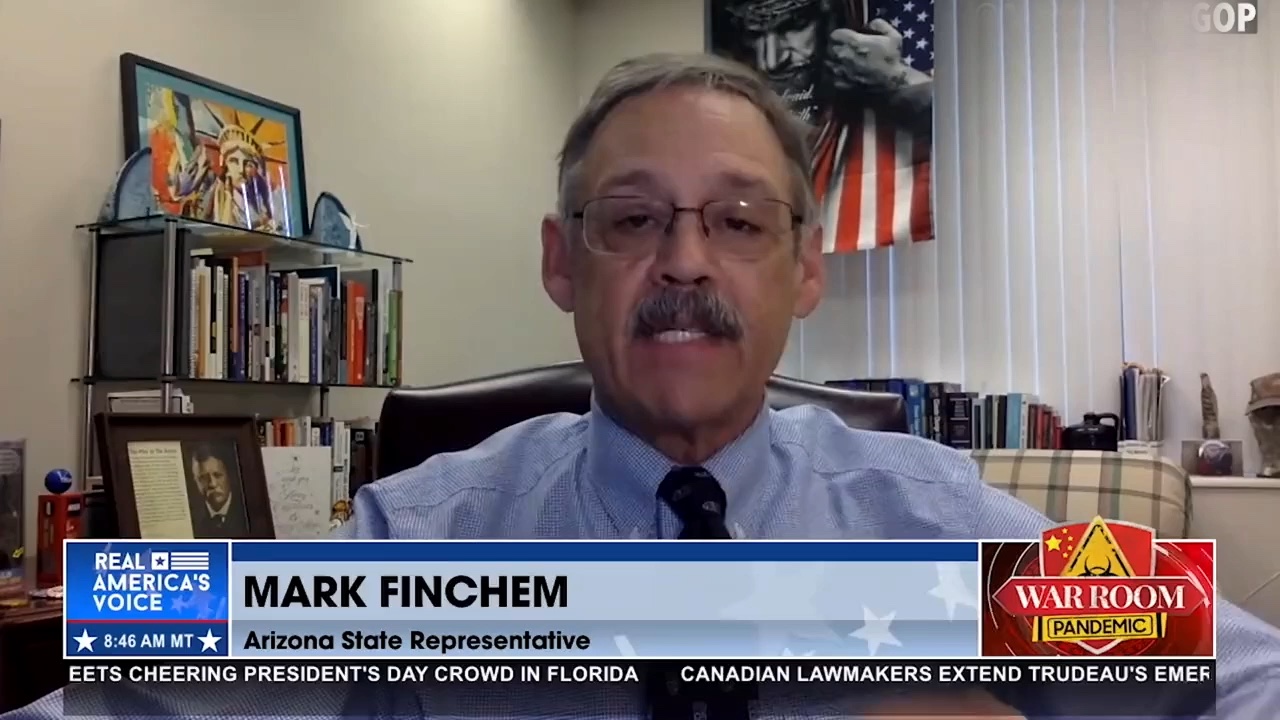 AZ Rep. Mark Finchem: Legislature "Does Have Authority" to Decertify 2020 Election!